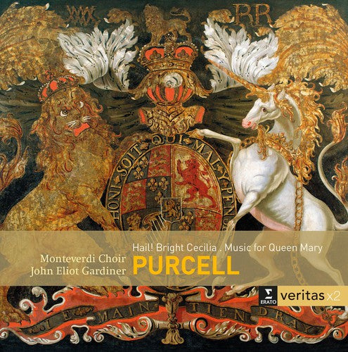 the album cover for Purcell / John Gardiner Eliot - Hail / Bright Cecilia / Come Ye Sons of Art