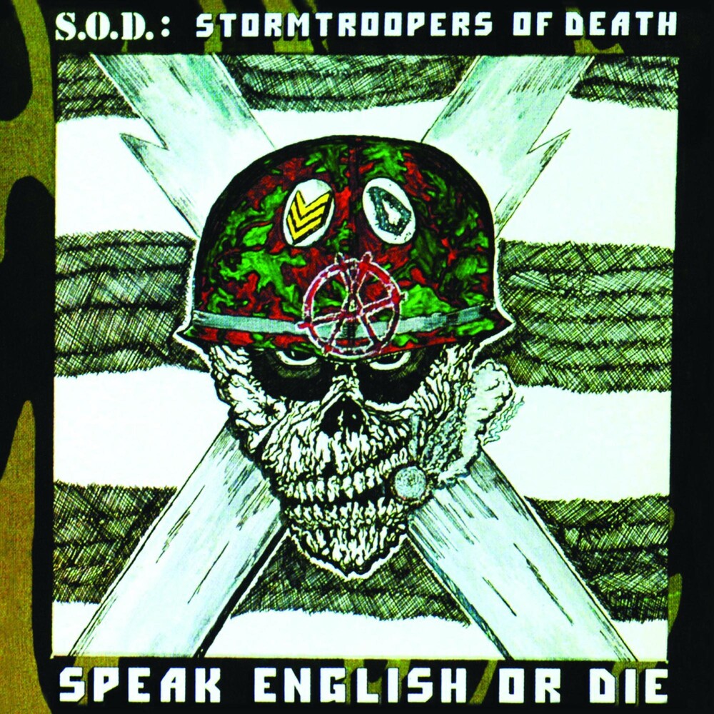 the album cover for Stormtroopers of Death (S.O.D.) - Speak English Or Die [30Th Anniversary Edition]