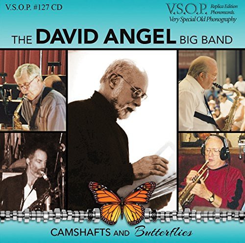 the album cover for David Angel - Camshafts & Butterflies