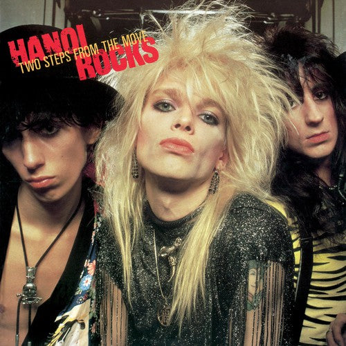 the album cover for Hanoi Rocks - Two Steps from the Move