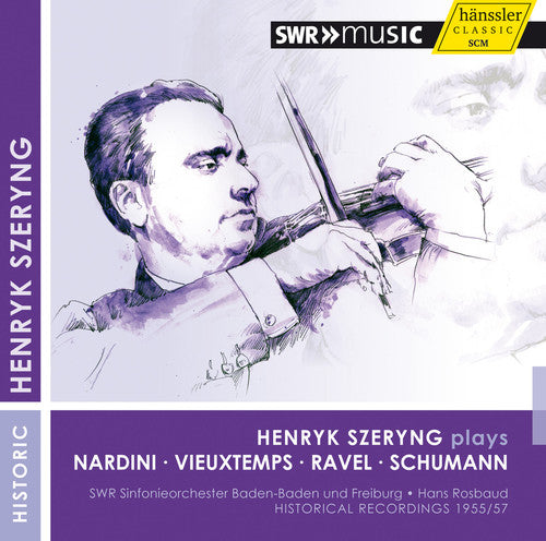 the album cover for Nardini / Szeryng / Swr Sym Orch Baden-Baden - Violin Concertos