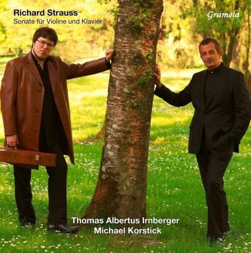 the album cover for Strauss / Irnberger / Korstick - Violin Sonata Op. 18