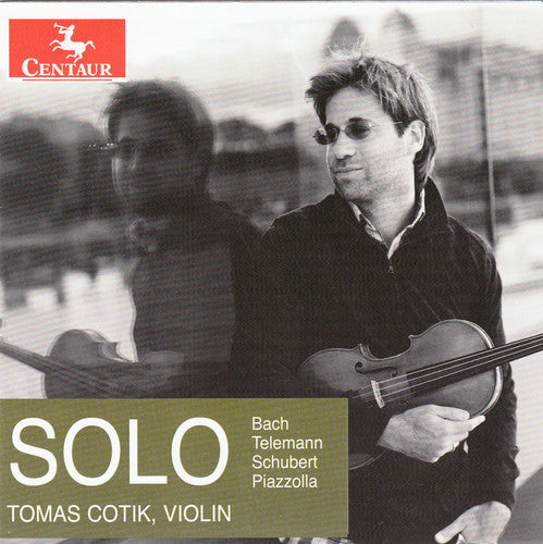 the album cover for Telemann / Tomas Cotik - Solo