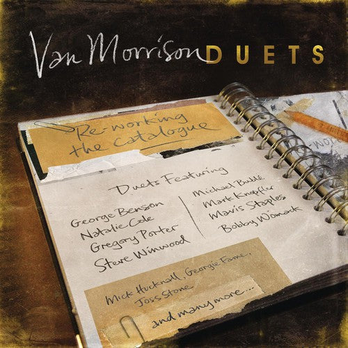 the album cover for Van Morrison - Duets: Re-Working the Catalogue