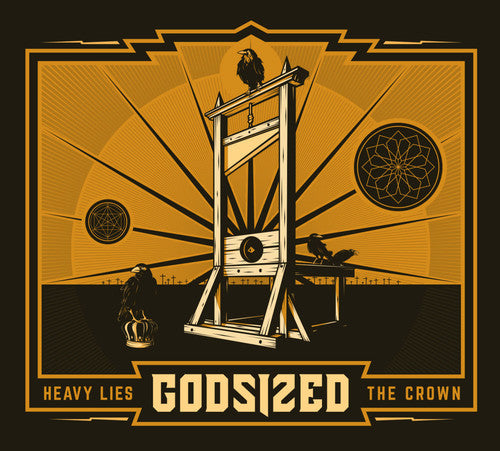 the album cover for Godsized - Heavy Lies the Crown