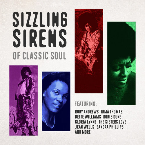 the album cover for Sizzling Sirens Of Classic Soul / Var - Sizzling Sirens of Classic Soul