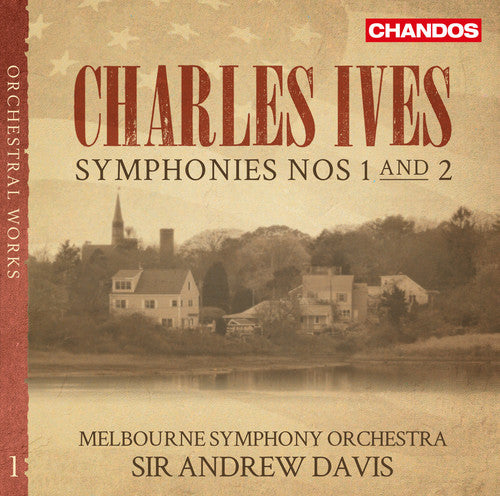 the album cover for Ives / Melbourne Symphony Orchestra / Davis - Orchestral Works 1