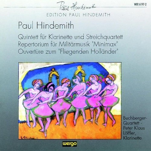 the album cover for Hindemith / Loffler / Buchberg Quartet - Clarinet Quintet