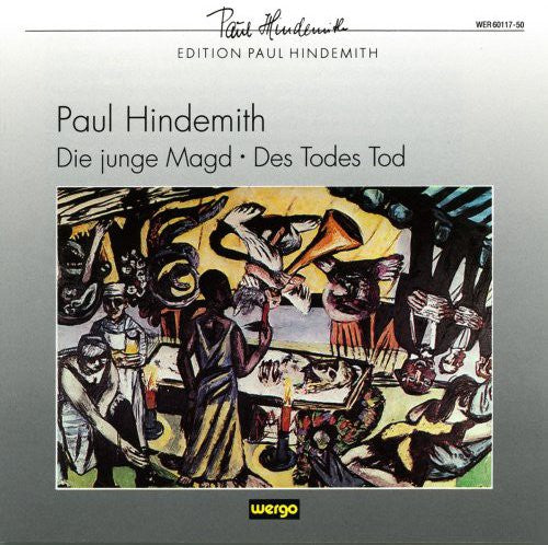 the album cover for Hindemith / Schnaut / Mitglieder - Die Junge Magd