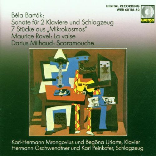 the album cover for Bartok / Mrongovius / Uriarte - Sonata Stucke