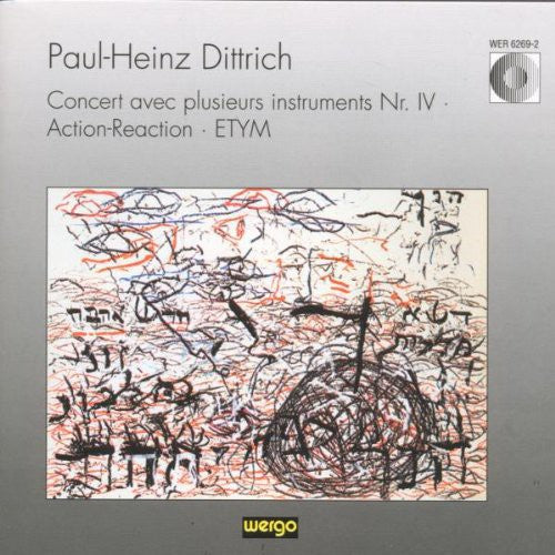 the album cover for Dittrich - Concert Action-Reaction Etym