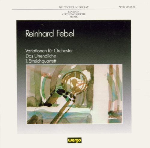 the album cover for Febel - Variationen Fur Orchester