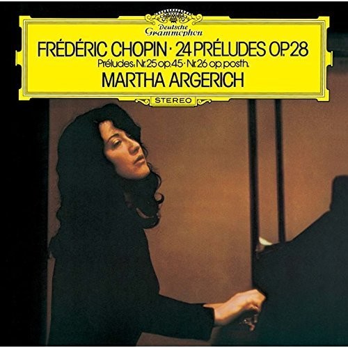 the album cover for Martha Argerich - Chopin: Preludes