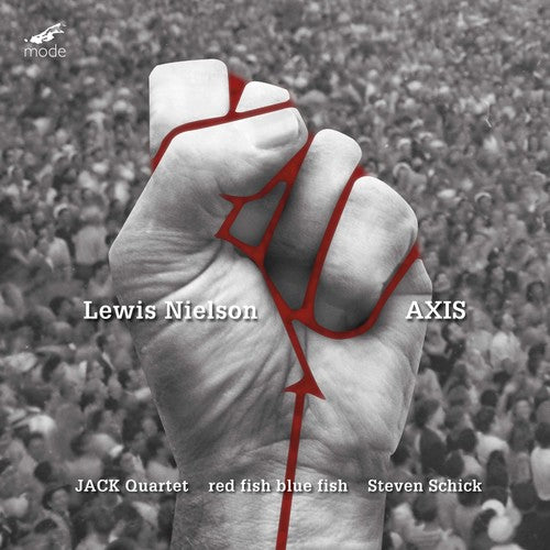 the album cover for Nielson / Jack Quartet / Red Fish Blue Fish - Axis