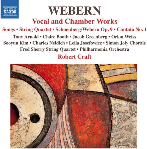 the album cover for Webern / Arnold / Philharmonia Orchestra / Craft - Vocal & Chamber Works