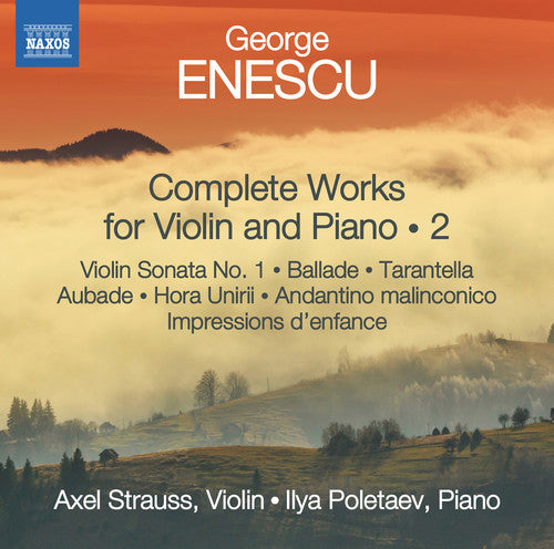 the album cover for Enescu / Strauss / Poletaev - Complete Works for Violin & Piano 2