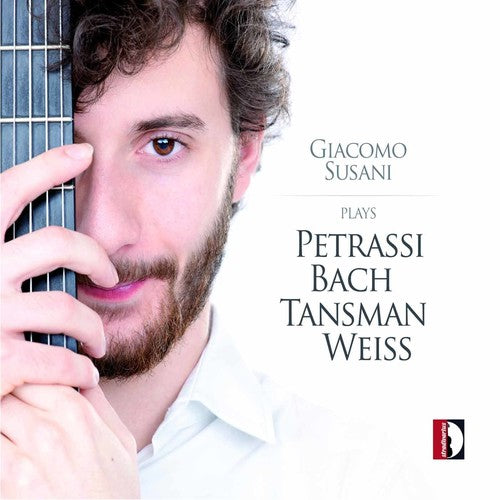 the album cover for Giacomo Susani - Plays Petrassi & J.S. Bach & Tansman & Weiss [Digipak]