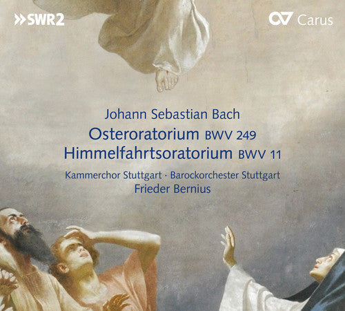 the album cover for J Bach S / Lunn / Stuttgart Chamber Choir / Stutt - Osteroratorium - Himmelfahrtsoratorium
