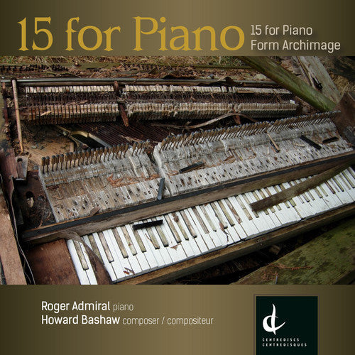 the album cover for Bashaw / Roger Admiral - 15 for Piano