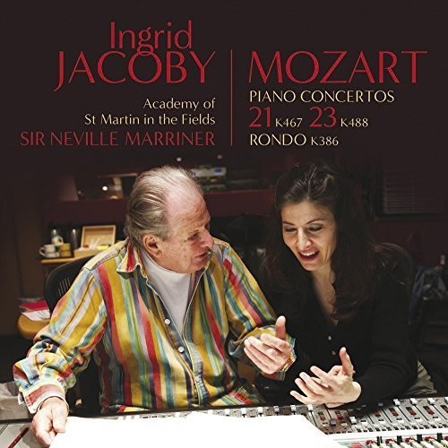 the album cover for Mozart / Jacoby / Academy Of St Martin In The - Piano Concertos