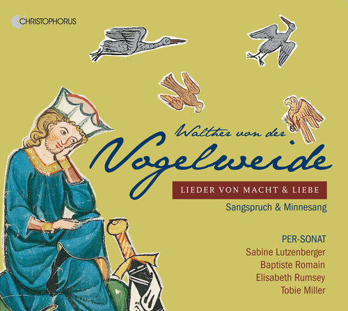 the album cover for Vogelweide / Per-Sonat / Lutzenberger - Songs of Power & Love