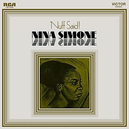 the album cover for Nina Simone - Nuff Said