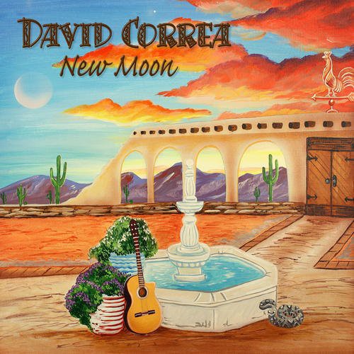 the album cover for David Correa - New Moon