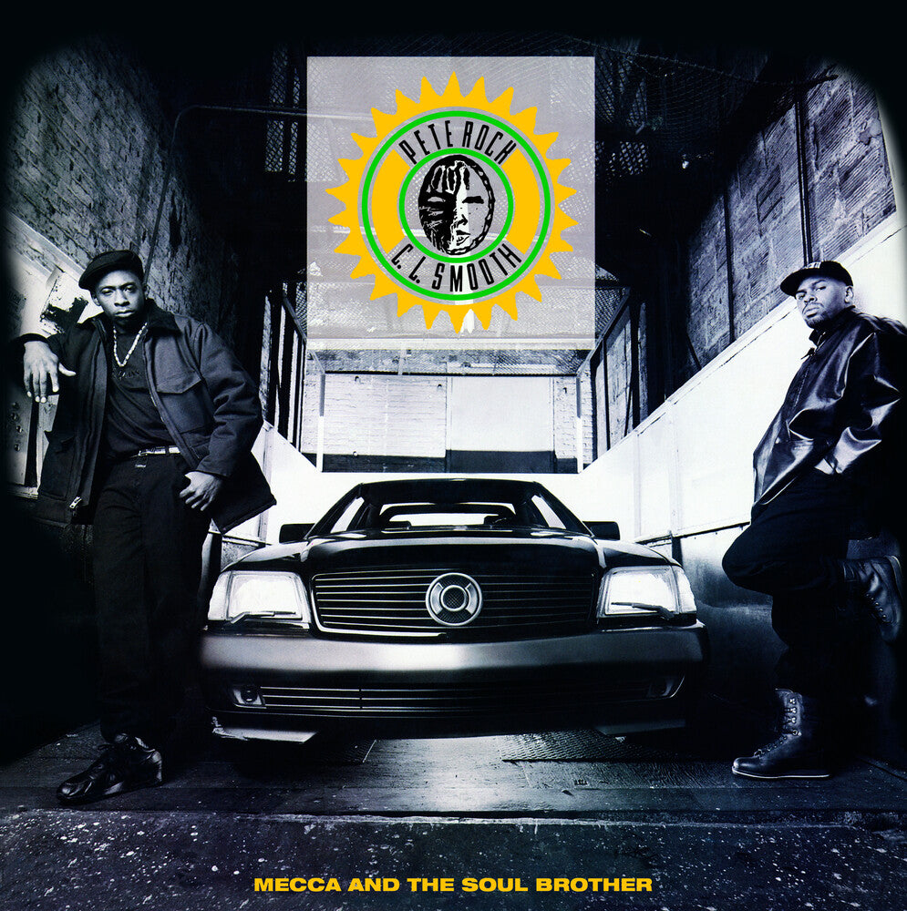 the album cover for Pete Rock & Cl Smooth - Mecca & Soul Brother