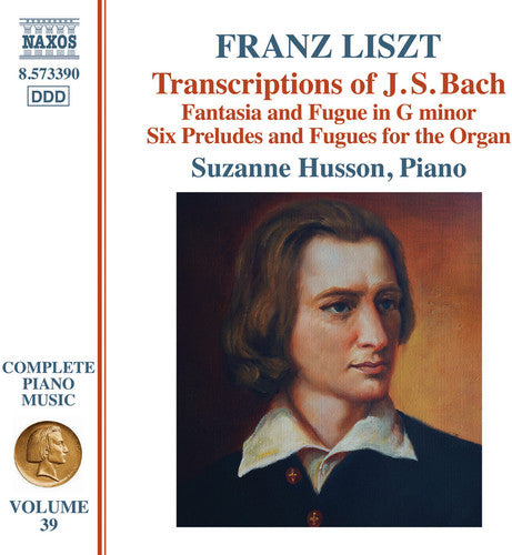 the album cover for Liszt / Suzanne Husson - Transcriptions of J.S. Bach