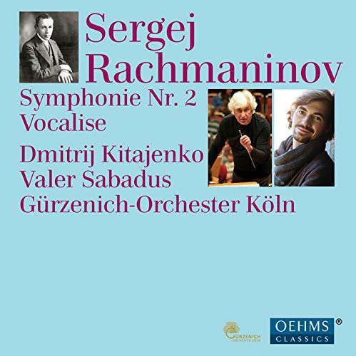 the album cover for Rachmaninov / Kitajenko / Gurzenich Orchestra - Symphony No. 2