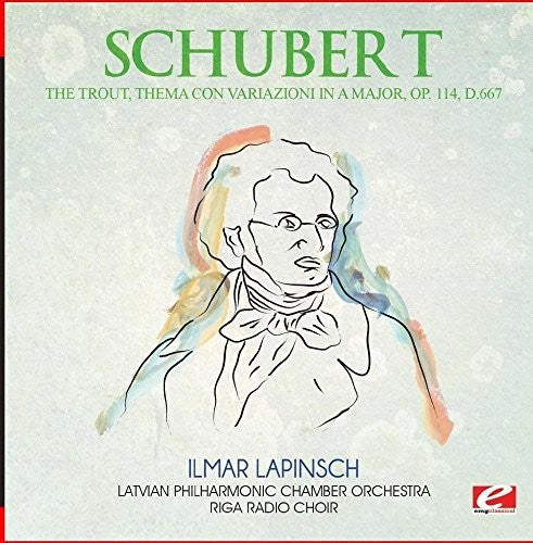 the album cover for Latvian Philharmonic Chamber Orchestra - The Trout Thema Con Variazioni in a Major Op. 114