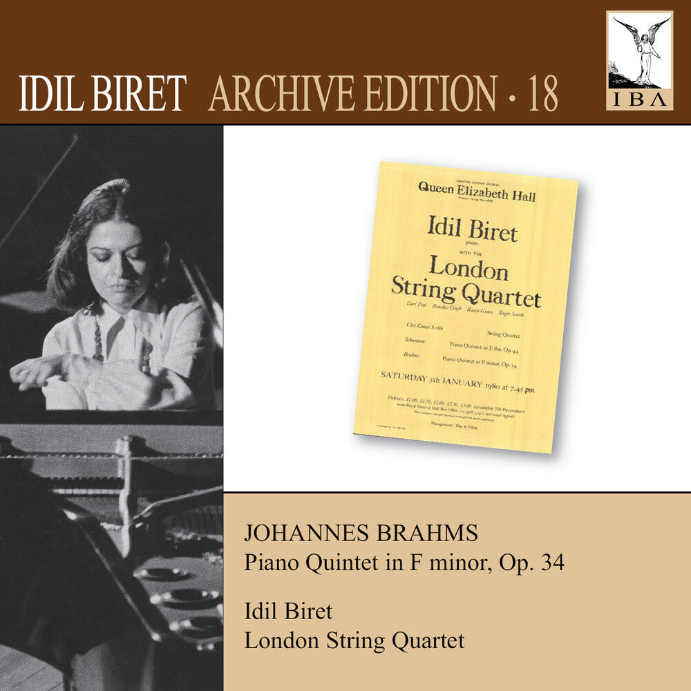 the album cover for Brahms / Biret / London String Quartet - Brahms: Quintet for Piano & Strings