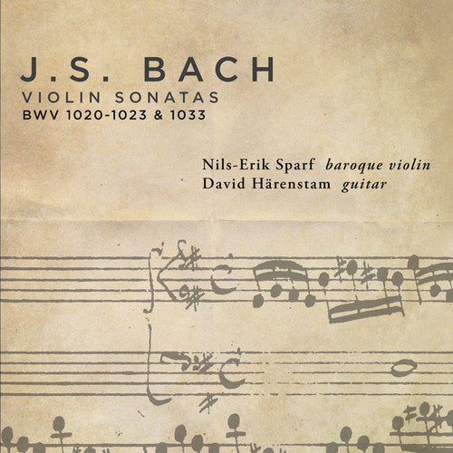 the album cover for David Harenstam - Violin Sonatas