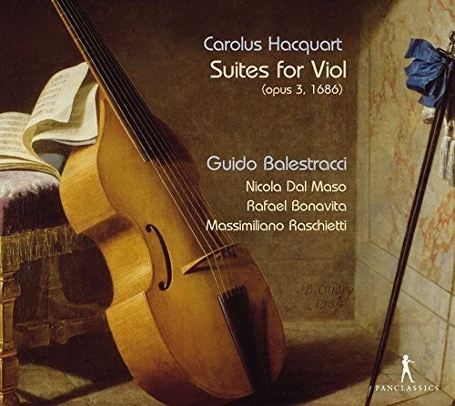 the album cover for Hacquart / Balestracci / Maso / Bonavita / Raschie - Suites for Viol