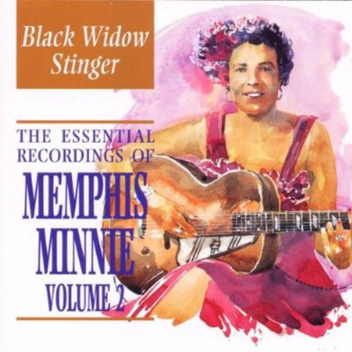 the album cover for Memphis Minnie - Black Widow Stinger-Essential