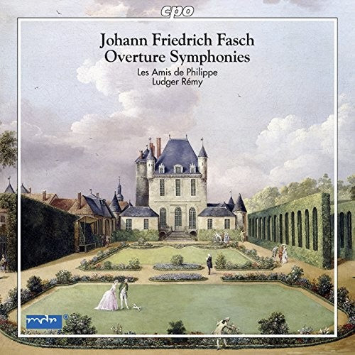 the album cover for Fasch / Les Amis De Philippe / Remy - Overture Symphonies