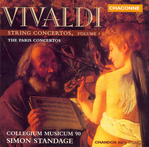 the album cover for Simon Standage - String Concerti 1 / Paris Concerti