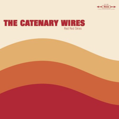 the album cover for Catenary Wires - Red Red Skies