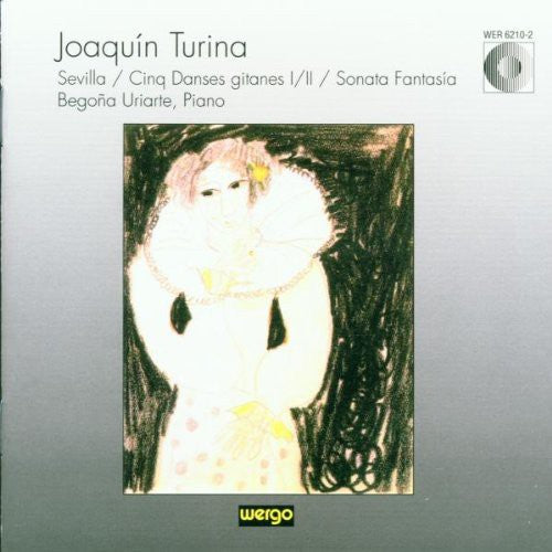 the album cover for Begona Uriate - Turina: Sevilla - 5 Gypsy Dances - Sonata