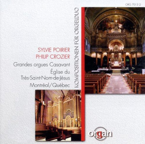 the album cover for Crozier Poirier - Kompositionen Fur Orgelduo