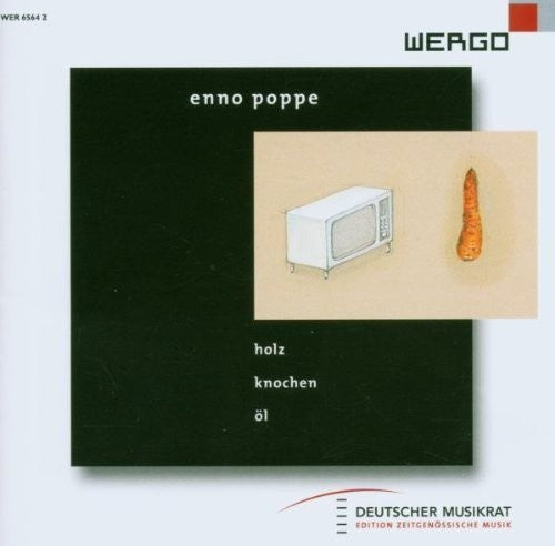 the album cover for Klangforum Molinari Wien - Poppe: Holz, Knochen Ol