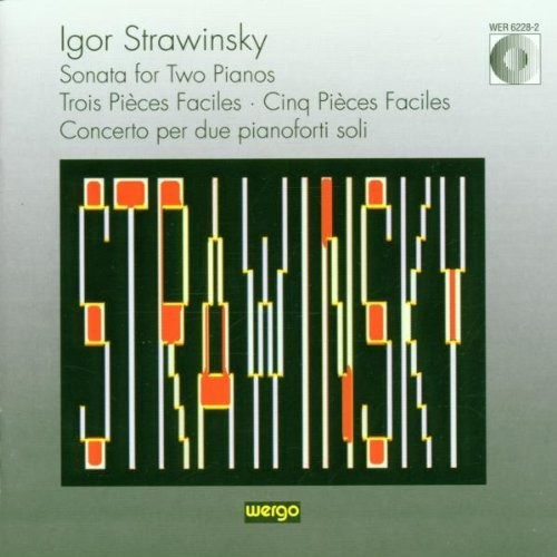 the album cover for Alfons Kontarsky / Kontarsky,Aloys - Stravinsky: Sonata for 2 Pianos. 3 Pieces Facile
