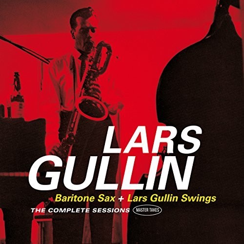 the album cover for Lars Gullin - Baritone Sax + Lars Gullin Swings