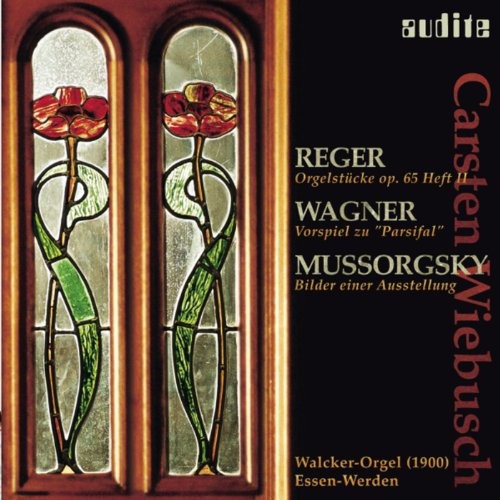 the album cover for WAGNER/MUSSORGSKY - Organ Works