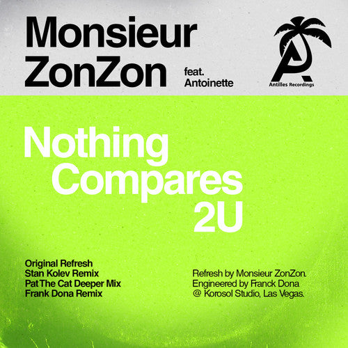 the album cover for Monsieur ZonZon - Nothing Compares 2 U