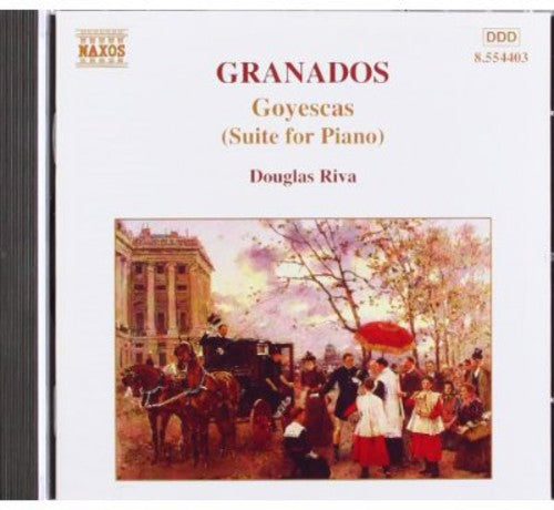 the album cover for Douglas Riva - Goyescas (Suite for Piano)