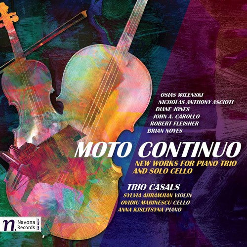 the album cover for Wilenski / Trio Casals - Moto Continuo