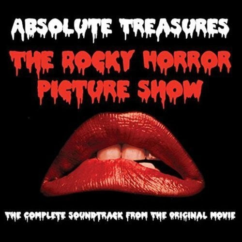 the album cover for Various Artists - Absolute Treasures: The Rocky Horror Picture Show (The Complete Soundtrack From the Original Movie)