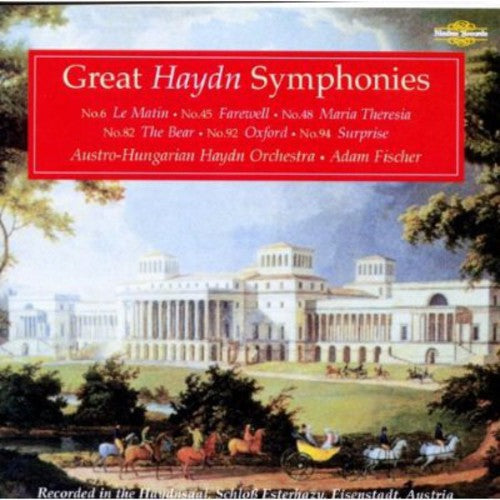 the album cover for BRAHMS/DOHNANYI - Great Haydn Symphonies