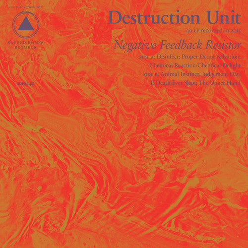 the album cover for Destruction Unit - Negative Feedback Resistor [Vinyl]